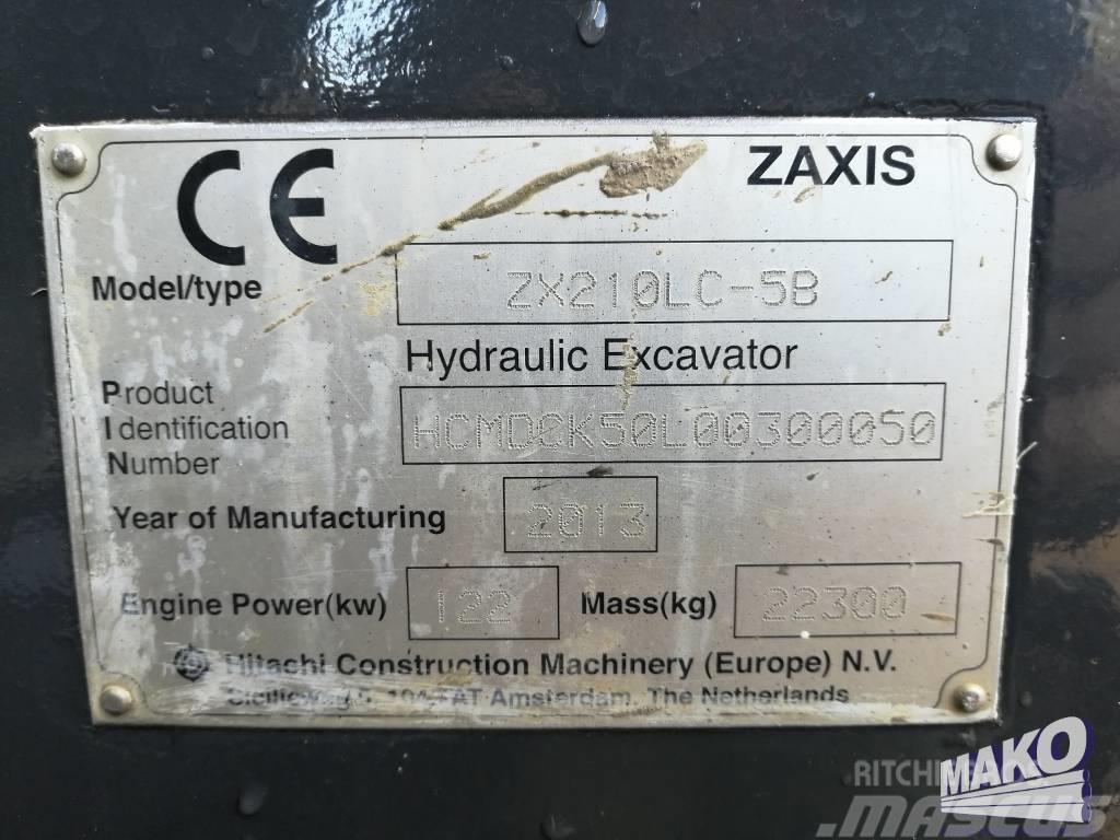 Hitachi ZX 210 LC-5 B Pásové rýpadlá