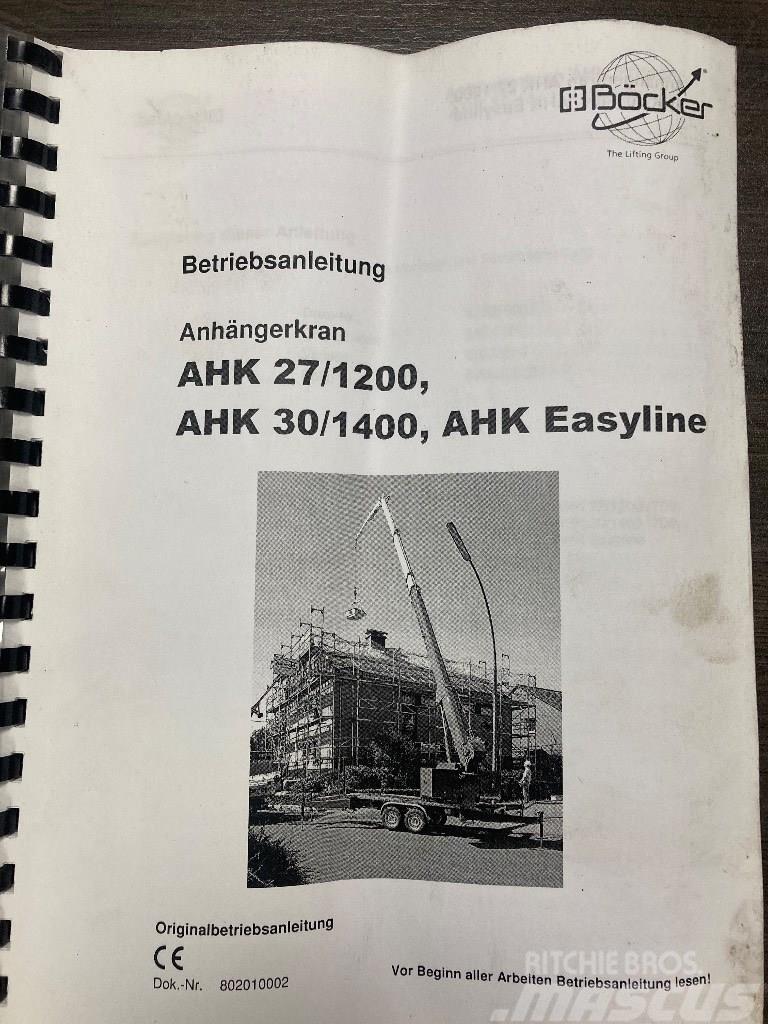 Bocker AHK 27/1200 Easyline Univerzálne terénne žeriavy
