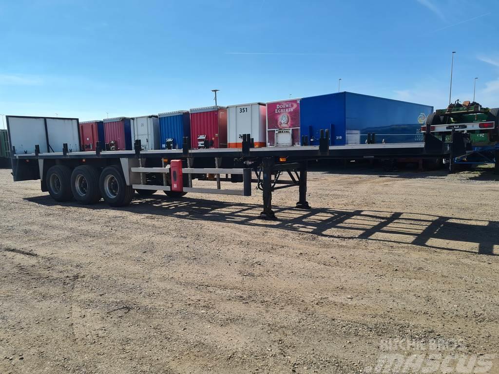 Burg Bpo 12-27 | 3 axle gas container trailer | Bpw dru Valníkové návesy/Návesy sa sklápacím bočnicami
