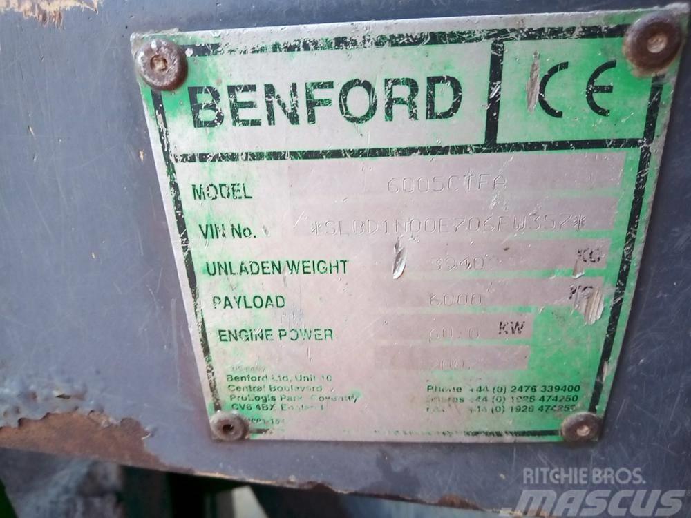 Benford Terex 6T derékcsuklós dömper Kĺbové nákladné autá
