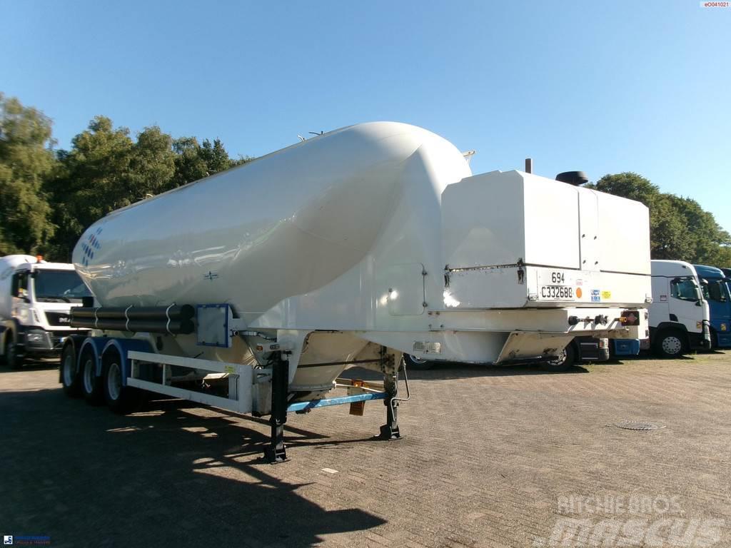 Spitzer Powder tank alu 43 m3 / 1 comp + compressor Cisternové návesy