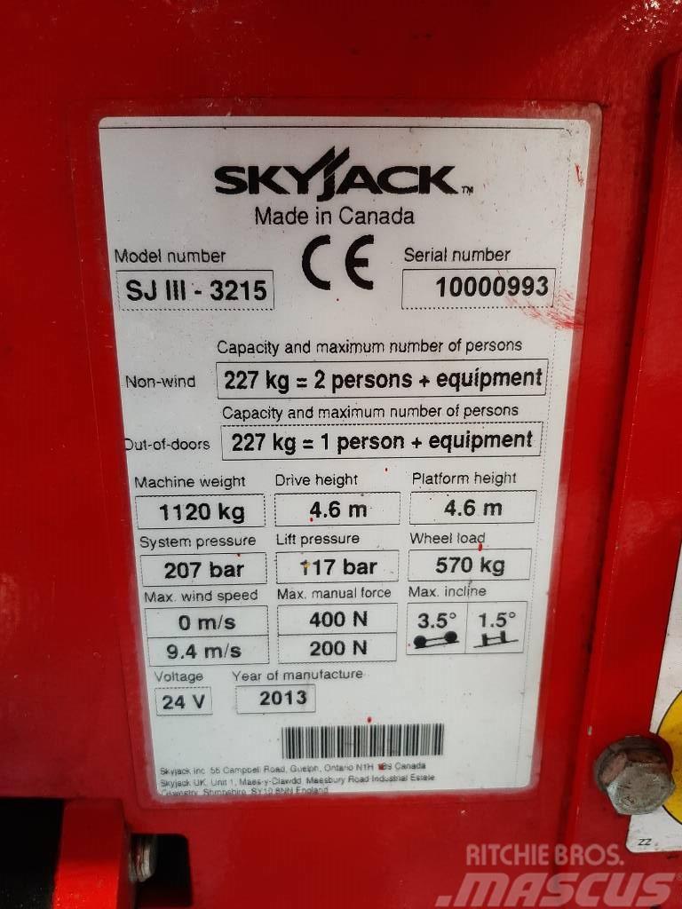 SkyJack SJIII 3215 Nožnicové zdvíhacie plošiny