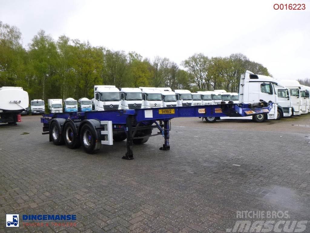Dennison 3-axle container trailer 20-30-40-45 ft Kontajnerové návesy