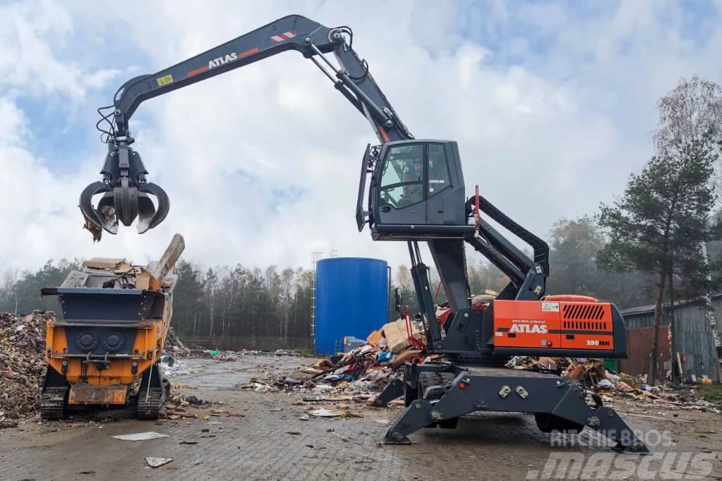 Atlas 250MH MASZYNA PRZEŁADUNKOWA MATERIAL HANDLER Stroje pre manipuláciu s odpadom