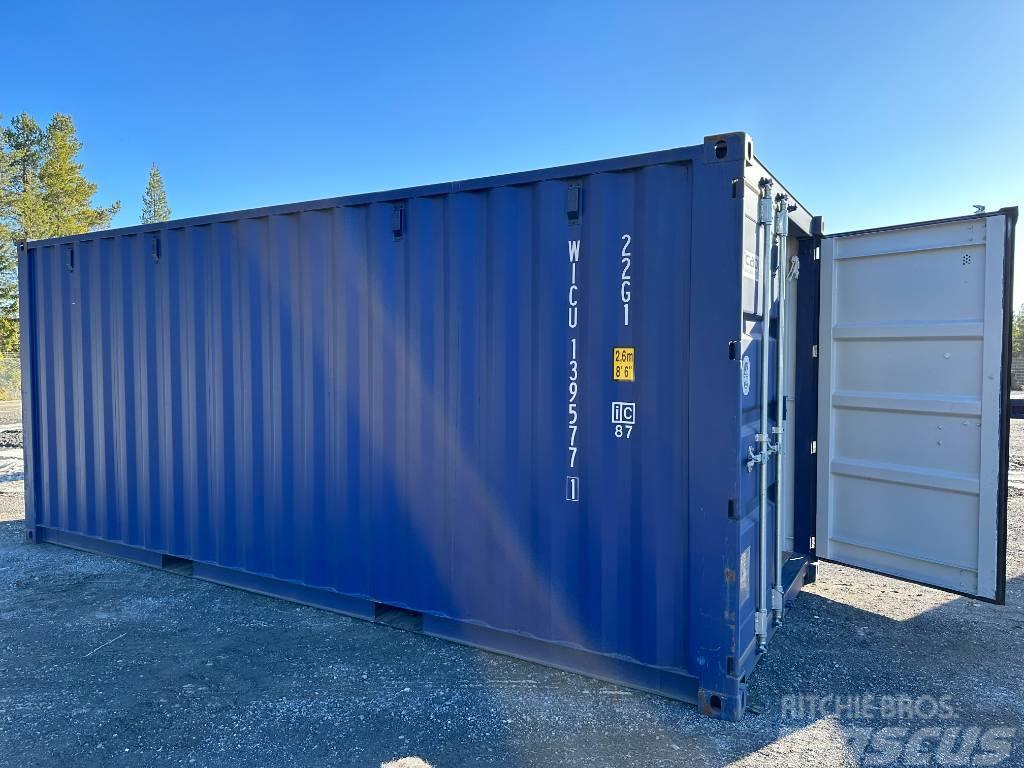  Sjöfartscontainer Container 20fot 20fots nya blå m Prepravné kontajnery
