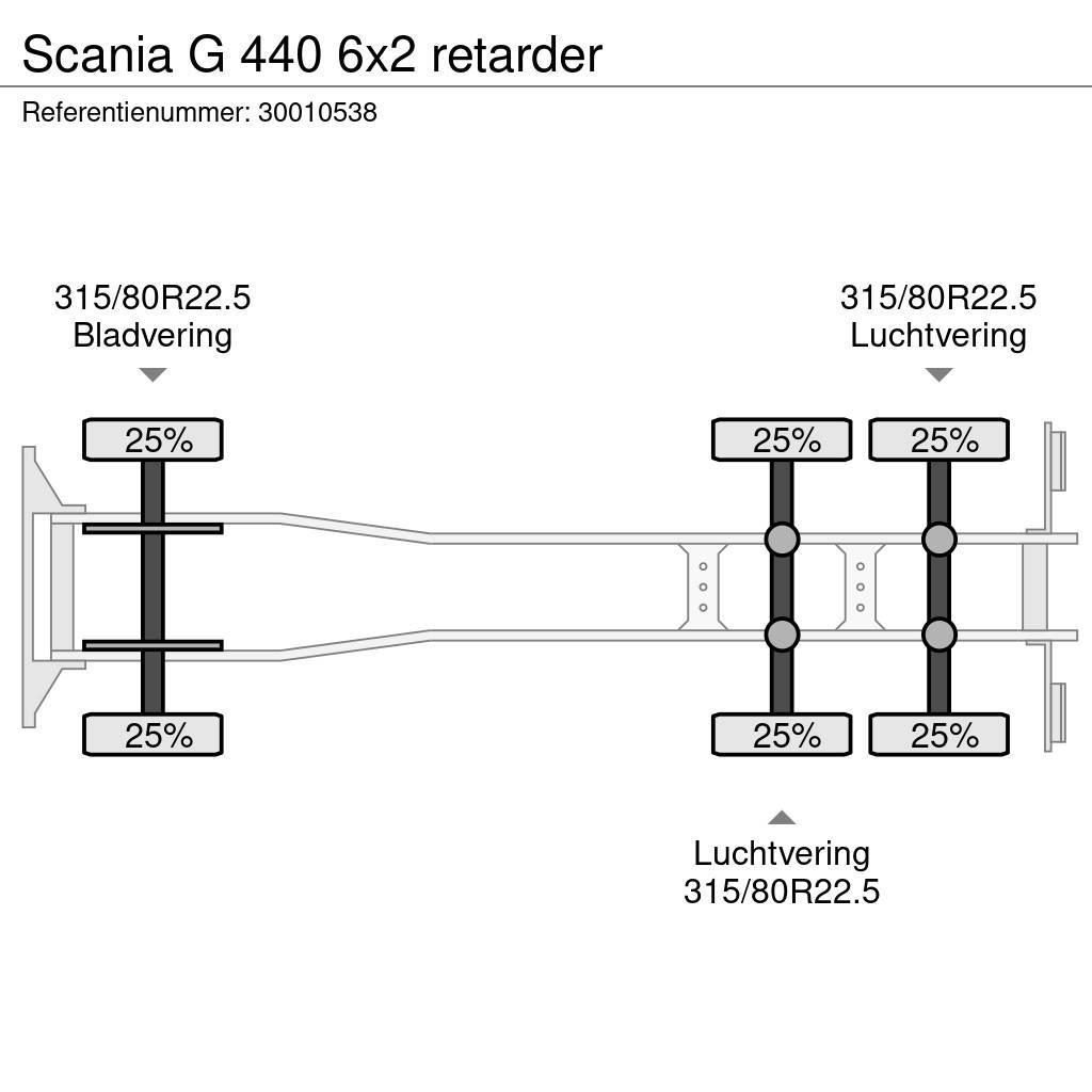 Scania G 440 6x2 retarder Nákladné vozidlá bez nadstavby