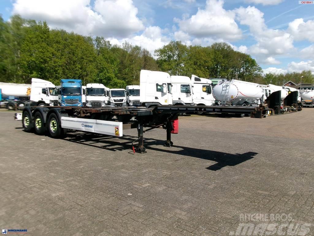 Krone 3-axle container trailer 20-30-40-45 ft DA08LNA Kontajnerové návesy