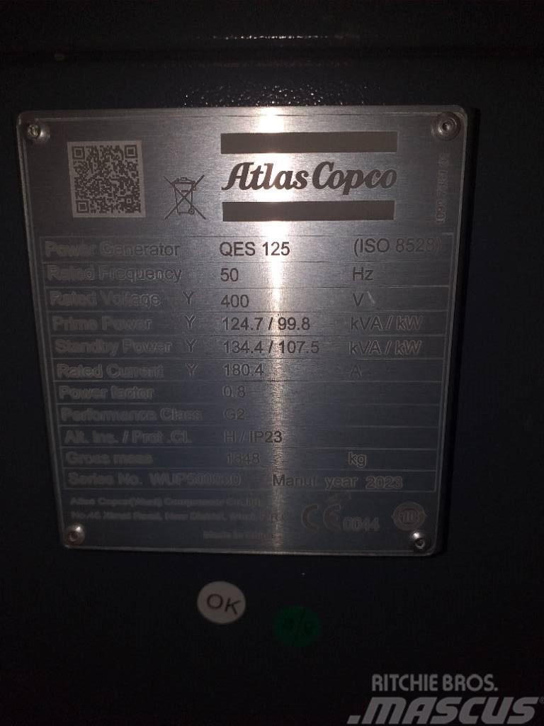 Atlas Copco QES125 Naftové generátory