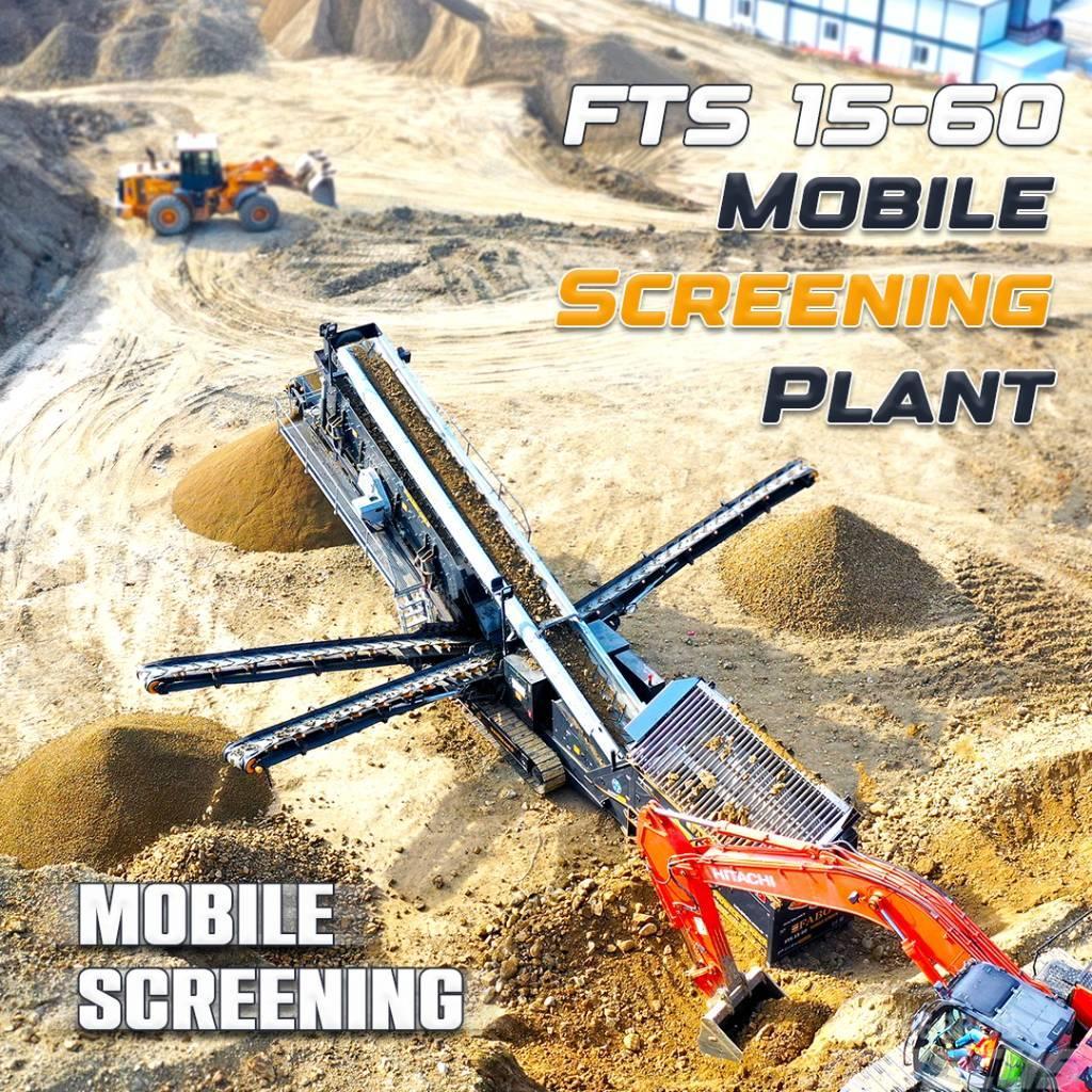 Fabo FTS 15-60 MOBILE SCREENING PLANT Triedičky