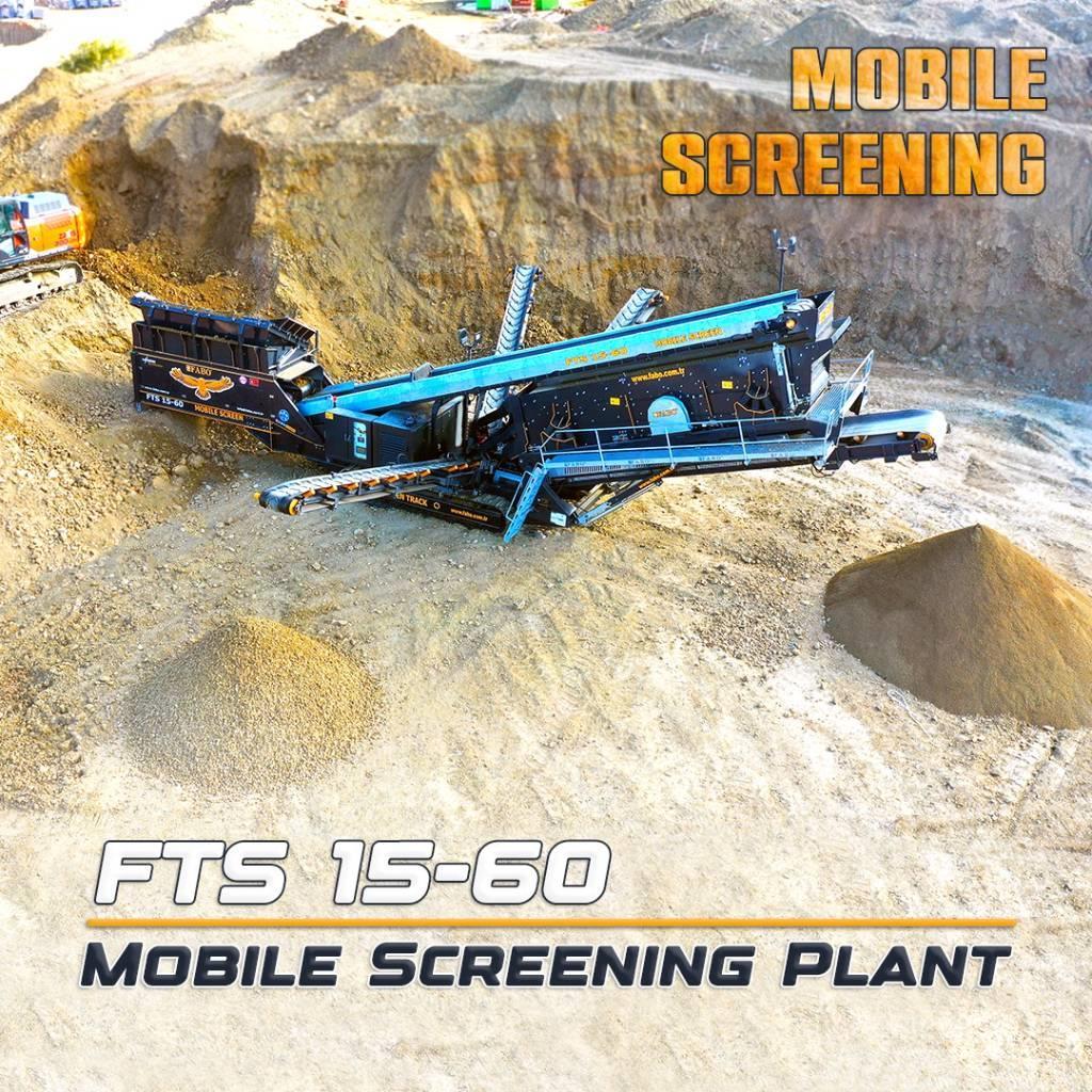 Fabo FTS 15-60 MOBILE SCREENING PLANT Triedičky