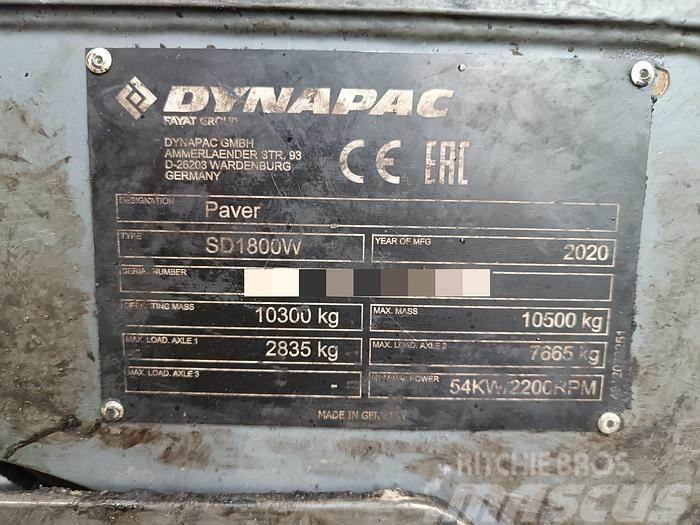 Dynapac SD1800W Finišéry