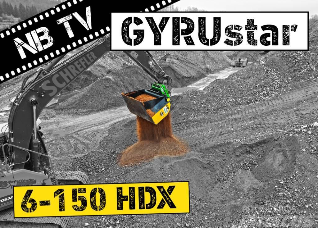 Gyru-Star 6-150HDX (opt Oilquick OQ70/50, Lehnhoff) Preosievacie lopaty