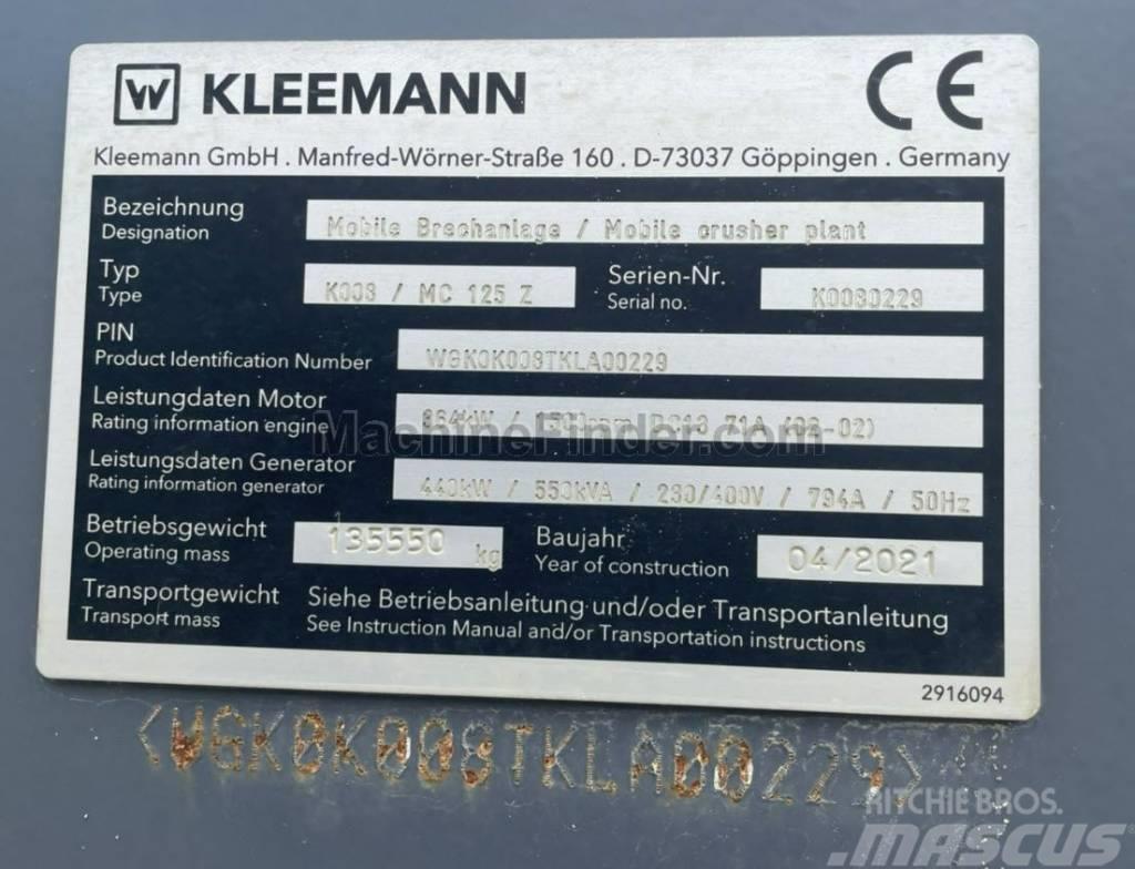 Kleemann MC125Z Mobilné drviče