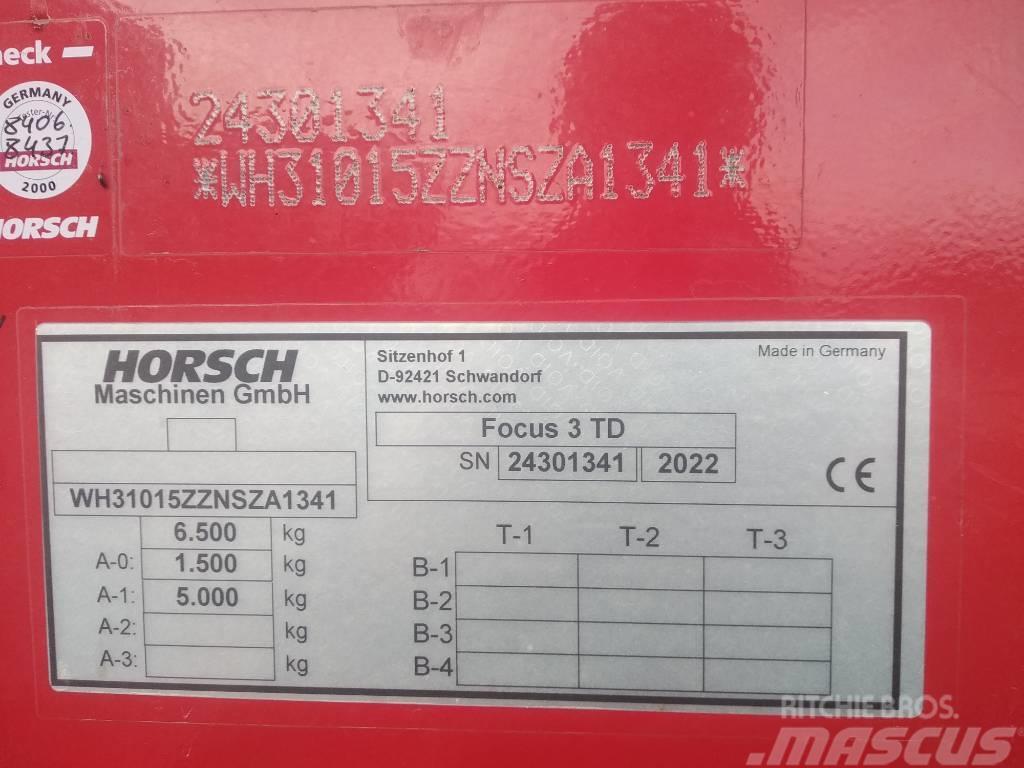 Horsch Focus 3 TD Mechanické sejačky