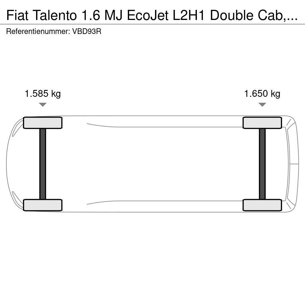 Fiat Talento 1.6 MJ EcoJet L2H1 Double Cab, Navi, Camer Skriňová nadstavba