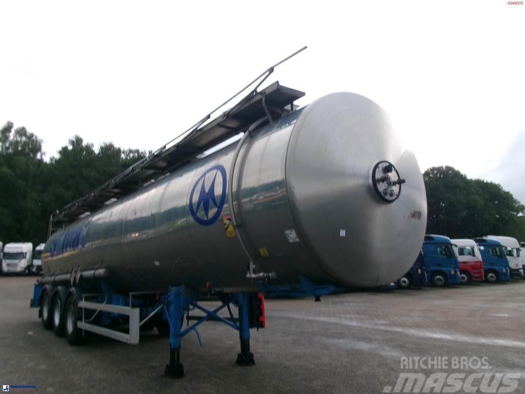 Magyar Chemical tank inox 32.5 m3 / 1 comp Cisternové návesy