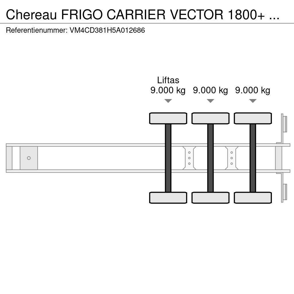 Chereau FRIGO CARRIER VECTOR 1800+ 3x + 2.60H Chladiarenské návesy