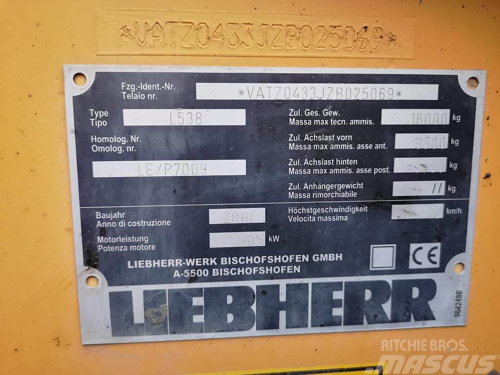 Liebherr 538 Kolesové nakladače