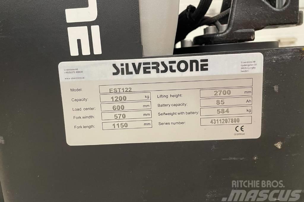 Silverstone EST 122 Ručne vedené vysokozdvižné vozíky
