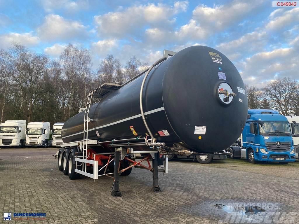 Magyar Bitumen tank inox 31 m3 / 1 comp + mixer / ADR 26/ Cisternové návesy