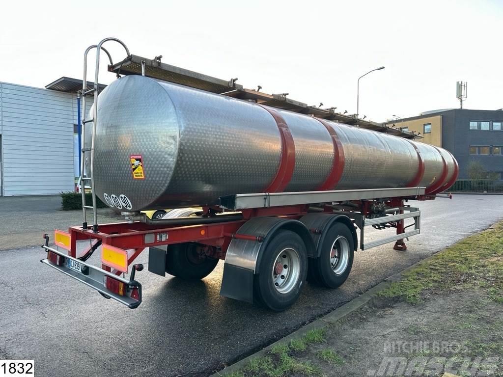 BSL Food 28000 Liter, 6 Compartments, Stainless steel Cisternové návesy