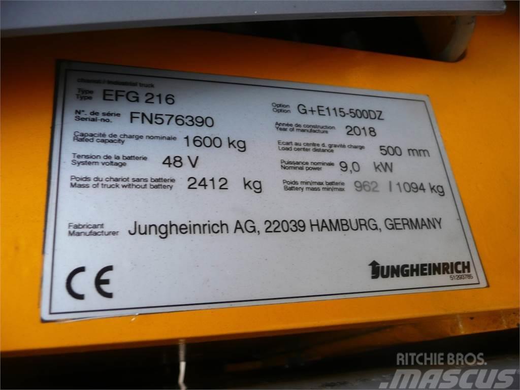 Jungheinrich EFG 216 500 DZ Akumulátorové vozíky