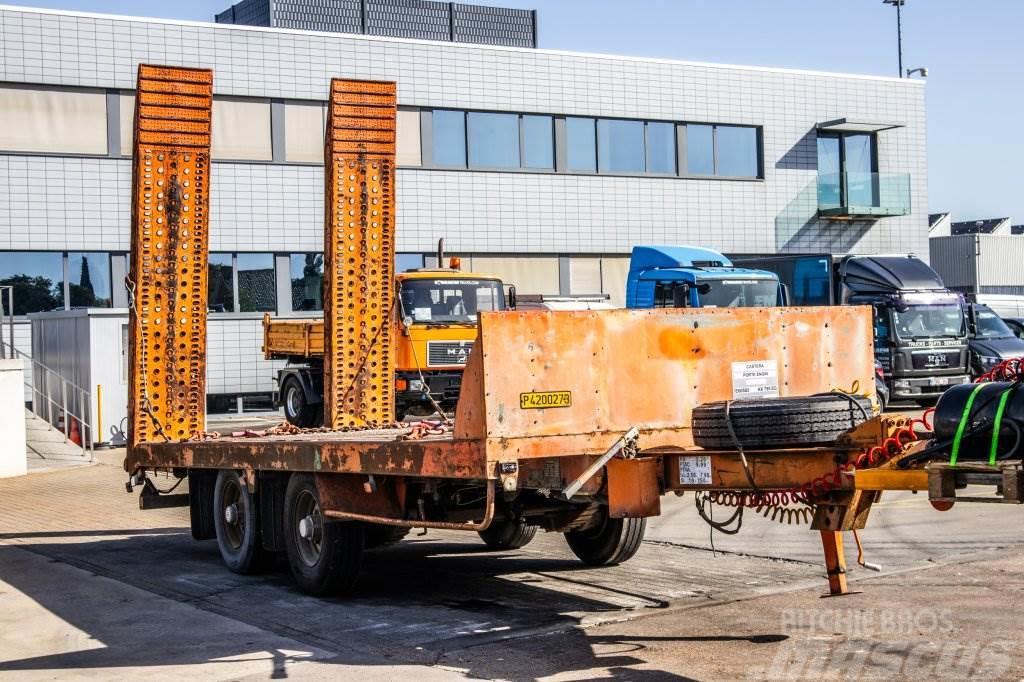 Castera PORTE ENGIN 10T+RAMPES HYDRAULIQUES Nízko rámové nákladné automobily