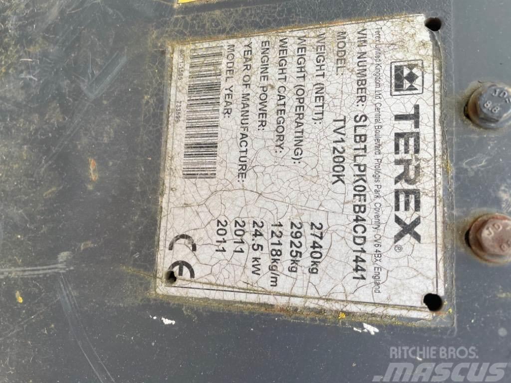 Terex TV1200 *RESERVED Tandemové valce