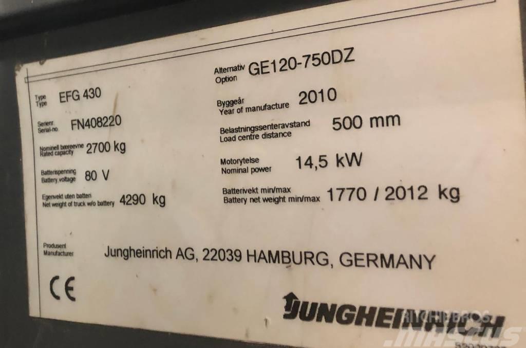 Jungheinrich EFG430 Akumulátorové vozíky