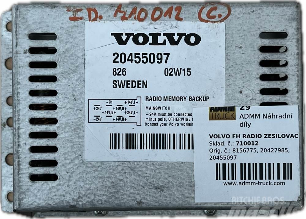 Volvo FH RADIO ZESILOVAC 8156775, 20427985, 20455097 Náhradné diely nezaradené