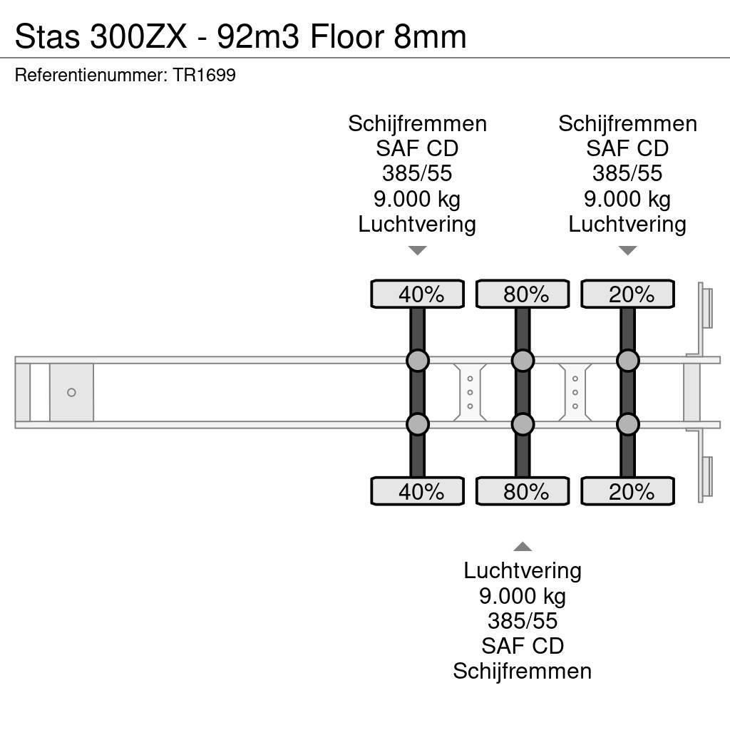 Stas 300ZX - 92m3 Floor 8mm Návesy s pohyblivou podlahou