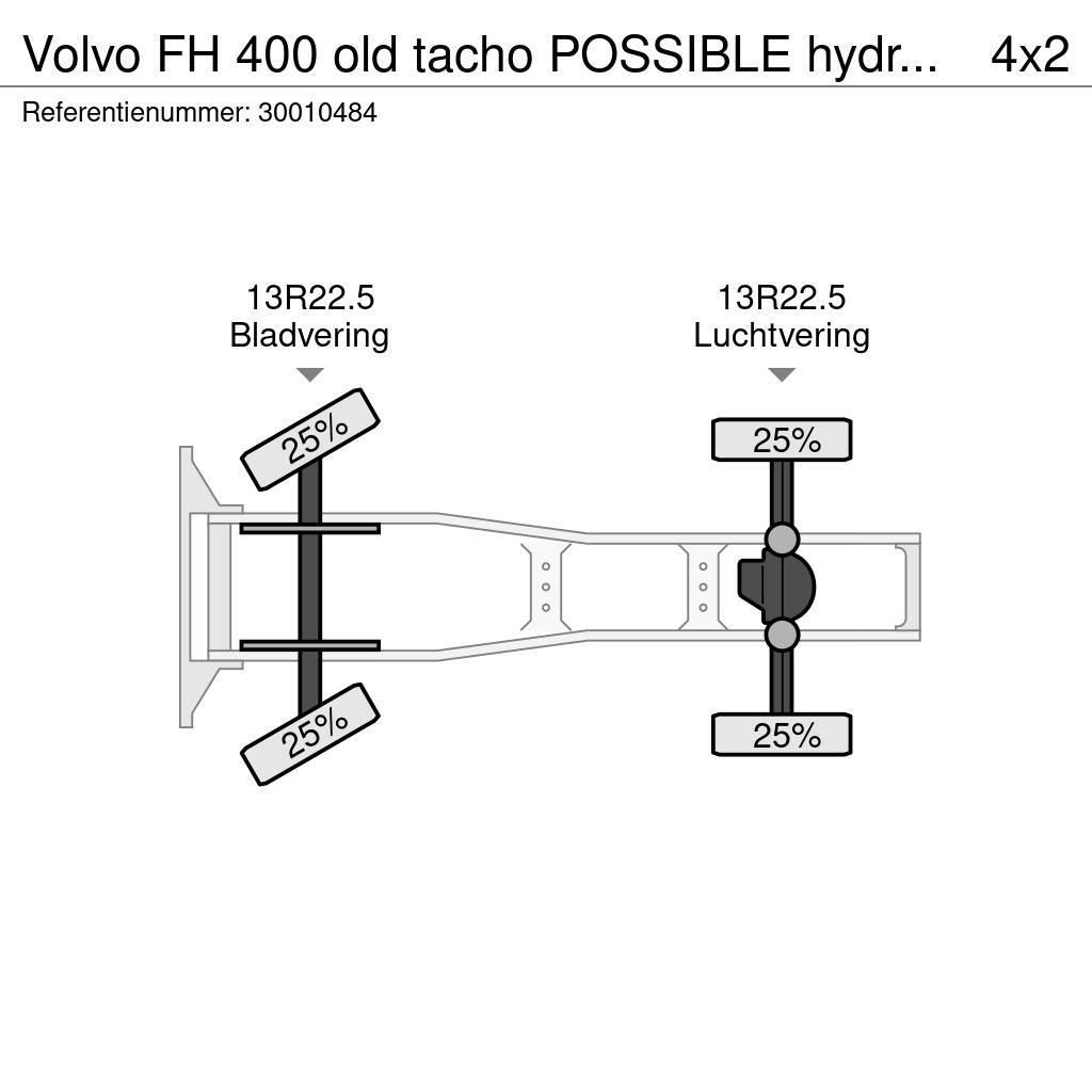 Volvo FH 400 old tacho POSSIBLE hydraulic Ťahače