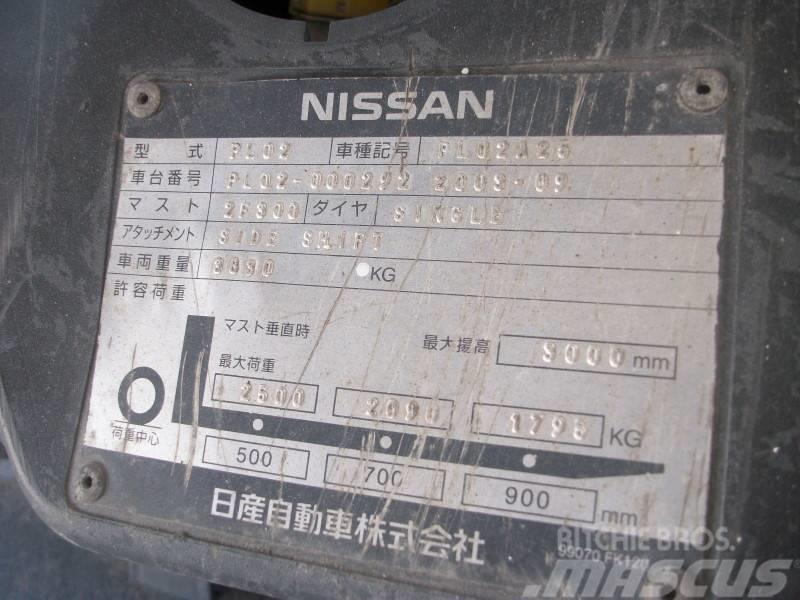 Nissan PL02A25 LPG vozíky