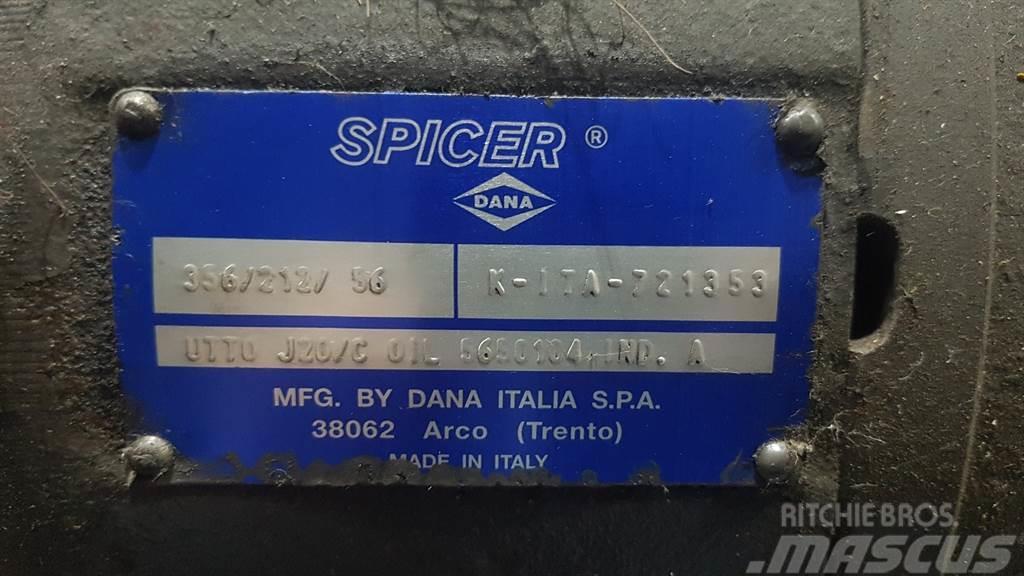 Spicer Dana 356/212/56 - Mecalac 714 MW - Axle Nápravy