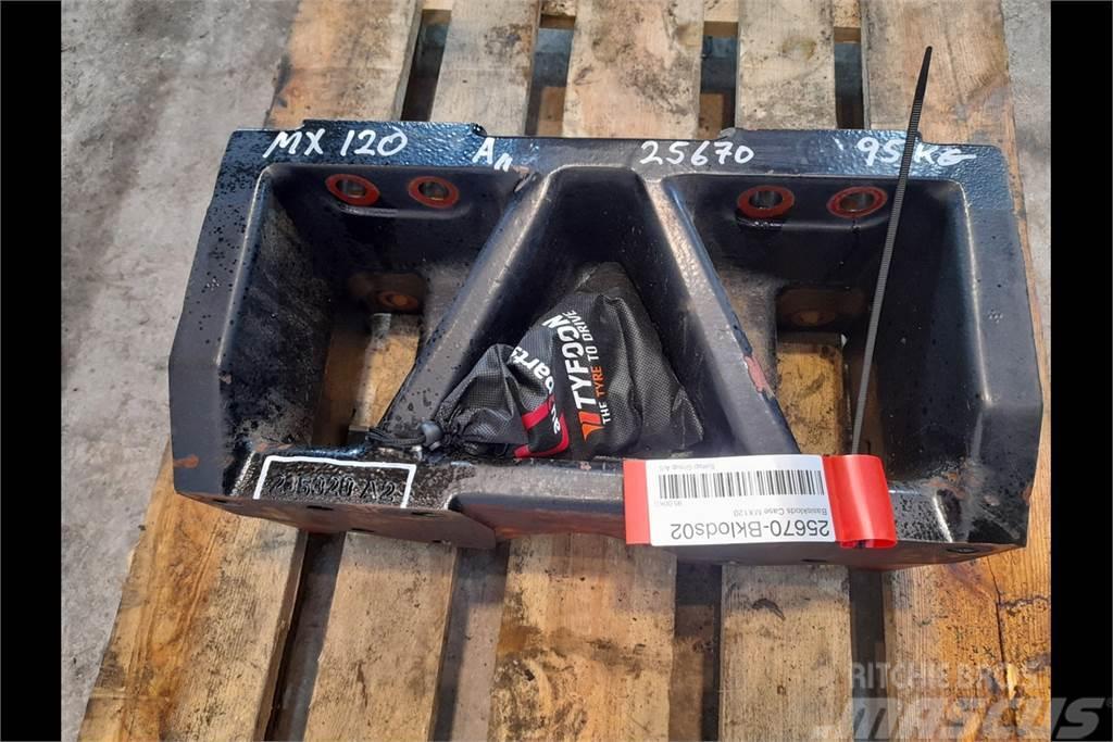 Case IH MX120 Weight Podvozky a zavesenie kolies