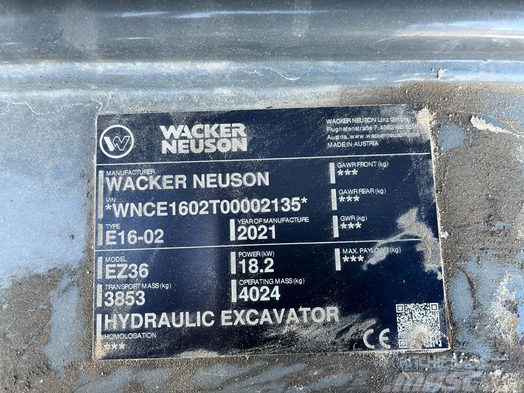 Wacker Neuson EZ 36 Mini rýpadlá < 7t