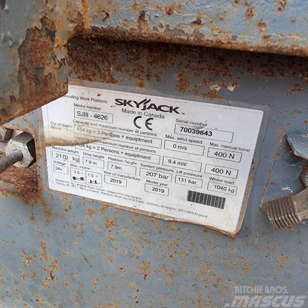 SkyJack 4626 Nožnicové zdvíhacie plošiny