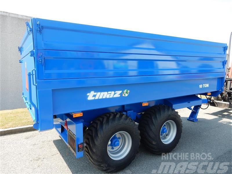 Tinaz 10 tons dumpervogn med 2x30 cm ekstra sider Ďalšie komunálne stroje