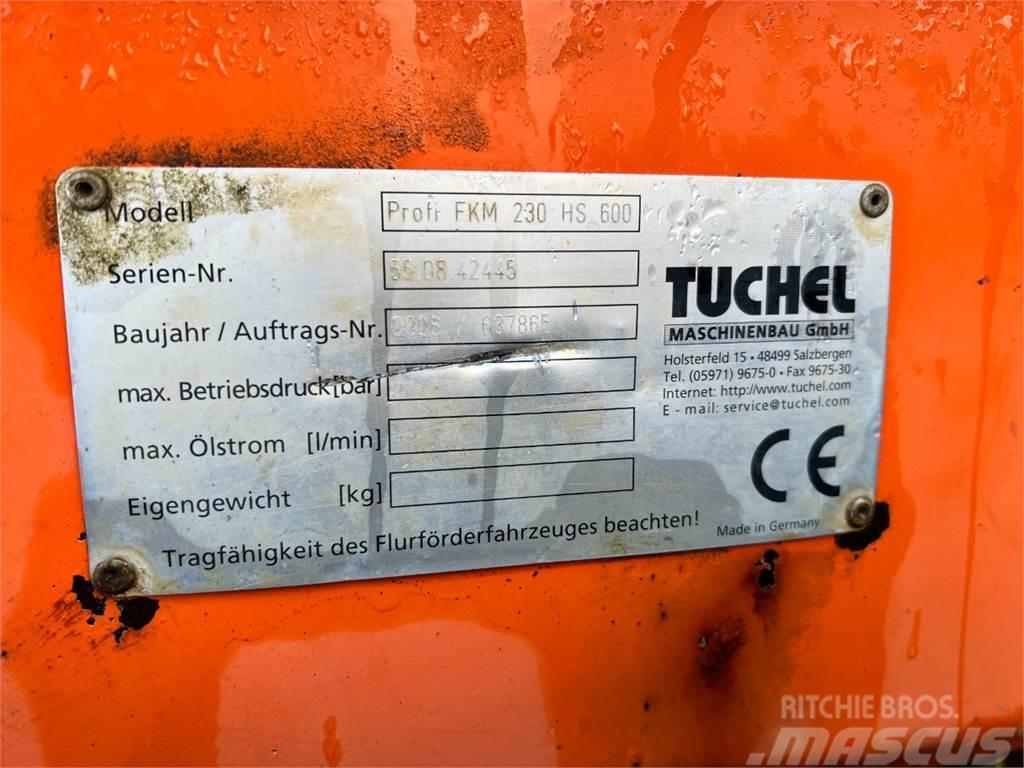 Tuchel Profi 660 kost - 230 cm. bred / Volvo ophæng Kolesové nakladače