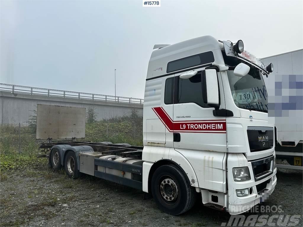 MAN TGX 26.480 6x2 Container truck w/ lift. Rep object Nosiče kontajnerov/Prepravníky kontajnerov