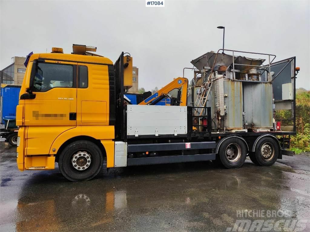 MAN TGX 26.480 Boiler truck with crane. Rep object Komunálne / Multi-úžitkové vozidlá