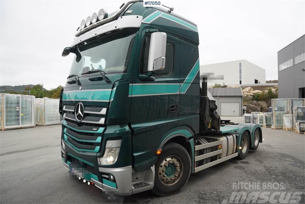 Mercedes-Benz Actros 2663 with 23t/m crane. Well equipped Autožeriavy, hydraulické ruky