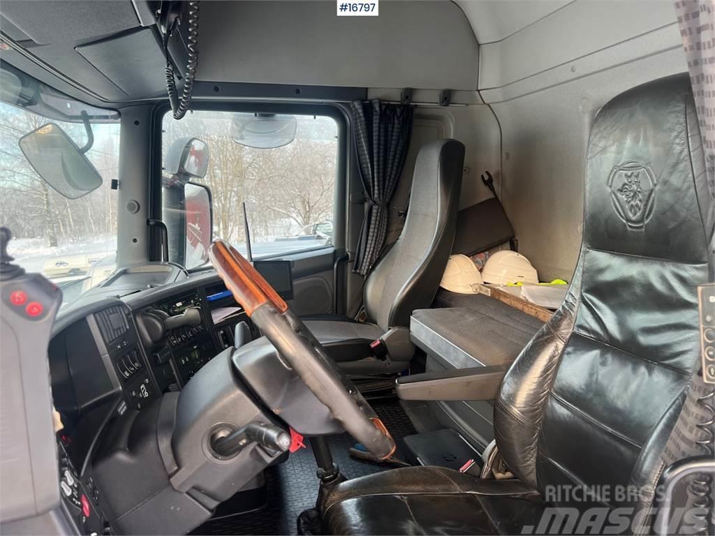 Scania R500 8x4 hook truck w/ 20T Hiab hook from 2014. WA Hákový nosič kontajnerov