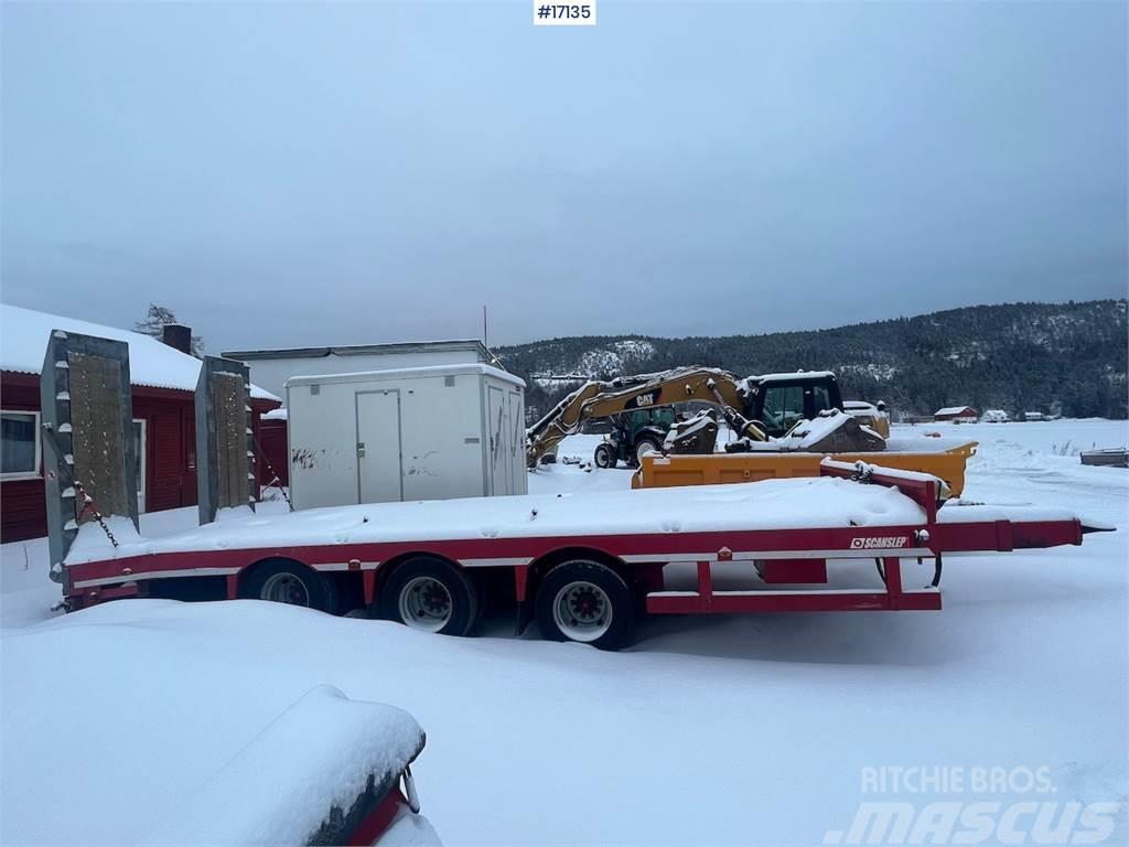  Scanslep machine trailer w/ hydraulic driving brid Ďalšie prívesy