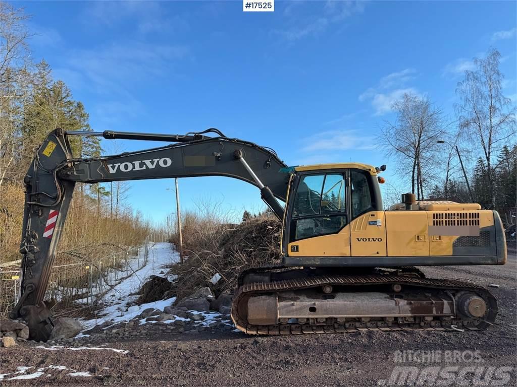 Volvo EC240CL Tracked excavator w/ bucket WATCH VIDEO Pásové rýpadlá