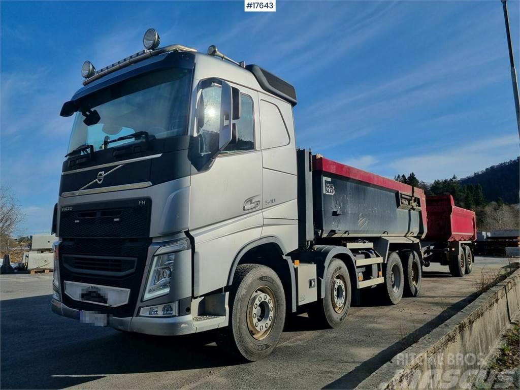Volvo FH 540 8x4 with low mileage for sale with tipper. Sklápače