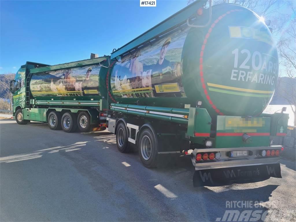 Volvo FH 8x4 bulk truck w/ VM Tarm 2 axle bulk trailer Ďalšie nákladné vozidlá
