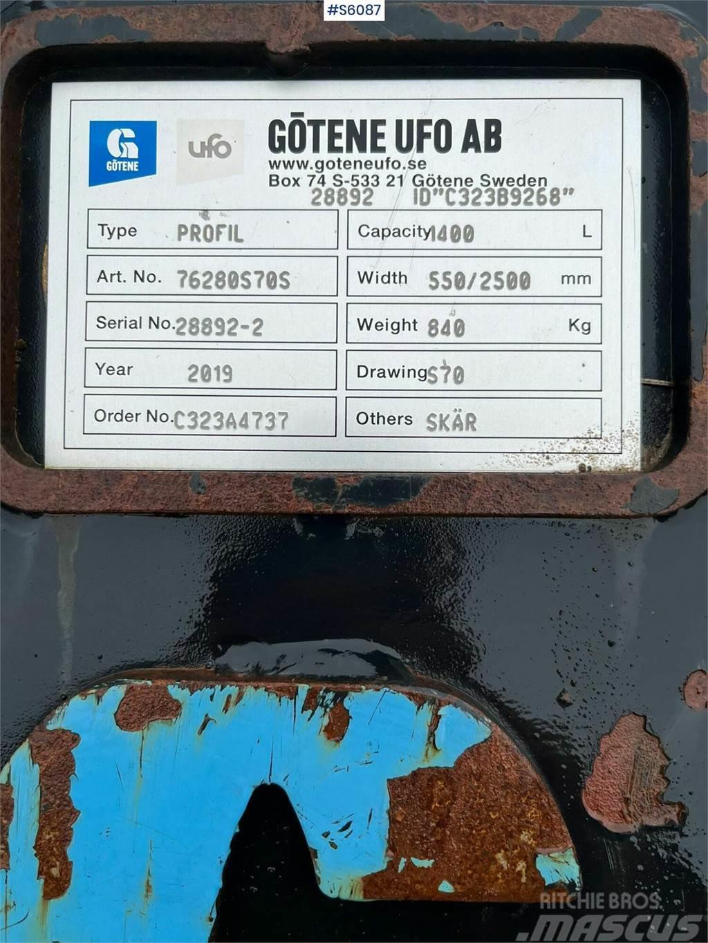 Götene UFO S70 Profile bucket Lopaty