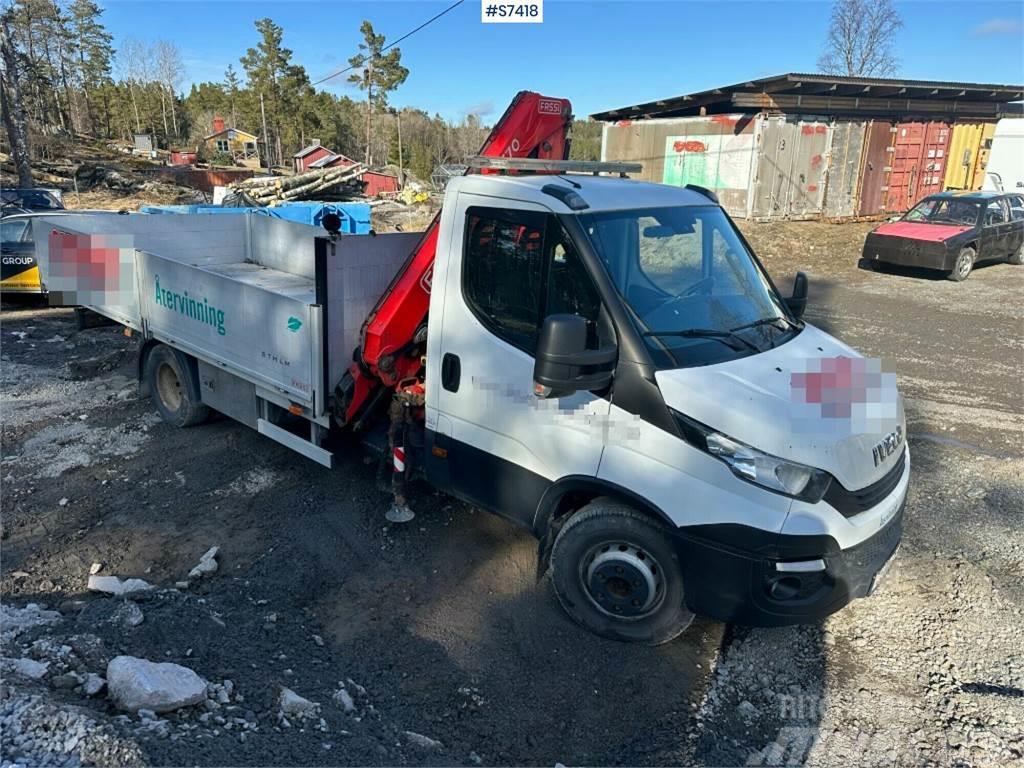 Iveco Daily 70C18H Crane truck with FASSI F70B.1.24 Autožeriavy, hydraulické ruky