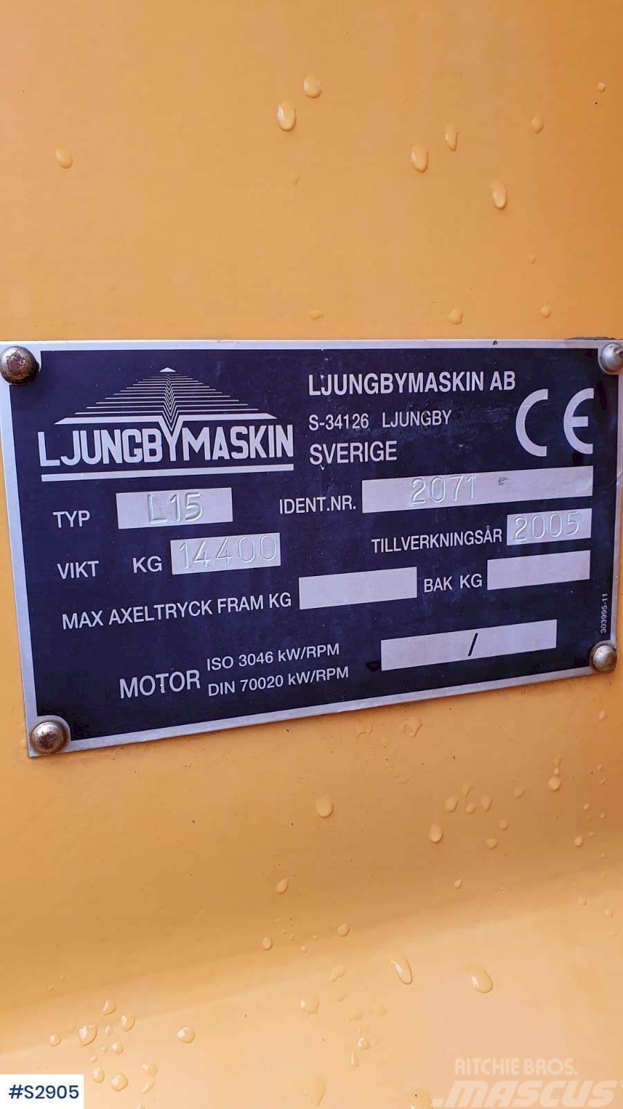 Ljungby L15 WHEEL LOADER WITHOUT BUCKET Kolesové nakladače